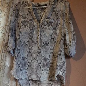Snake skin print cami cover
